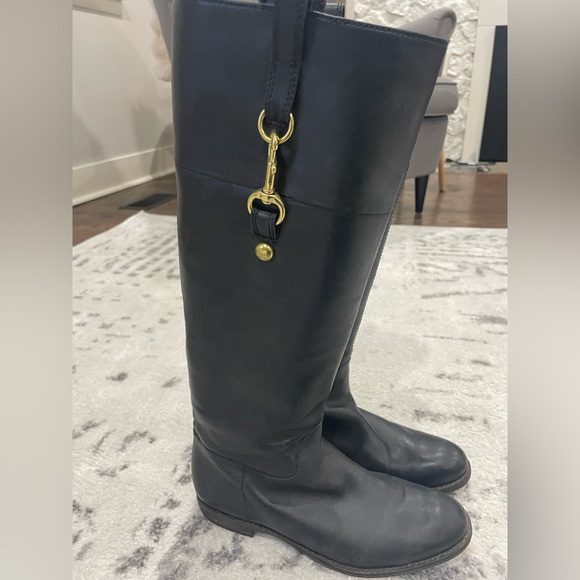 GUC Coach Martta Leather Boots Size 8 - Picture 14 of 14